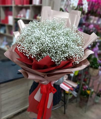 Букет цветов из: Гипсофила в Дружбе
