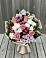 Букет цветов из: Альстромерии, Гвоздики, Розы и Хризантемы в Дружбе