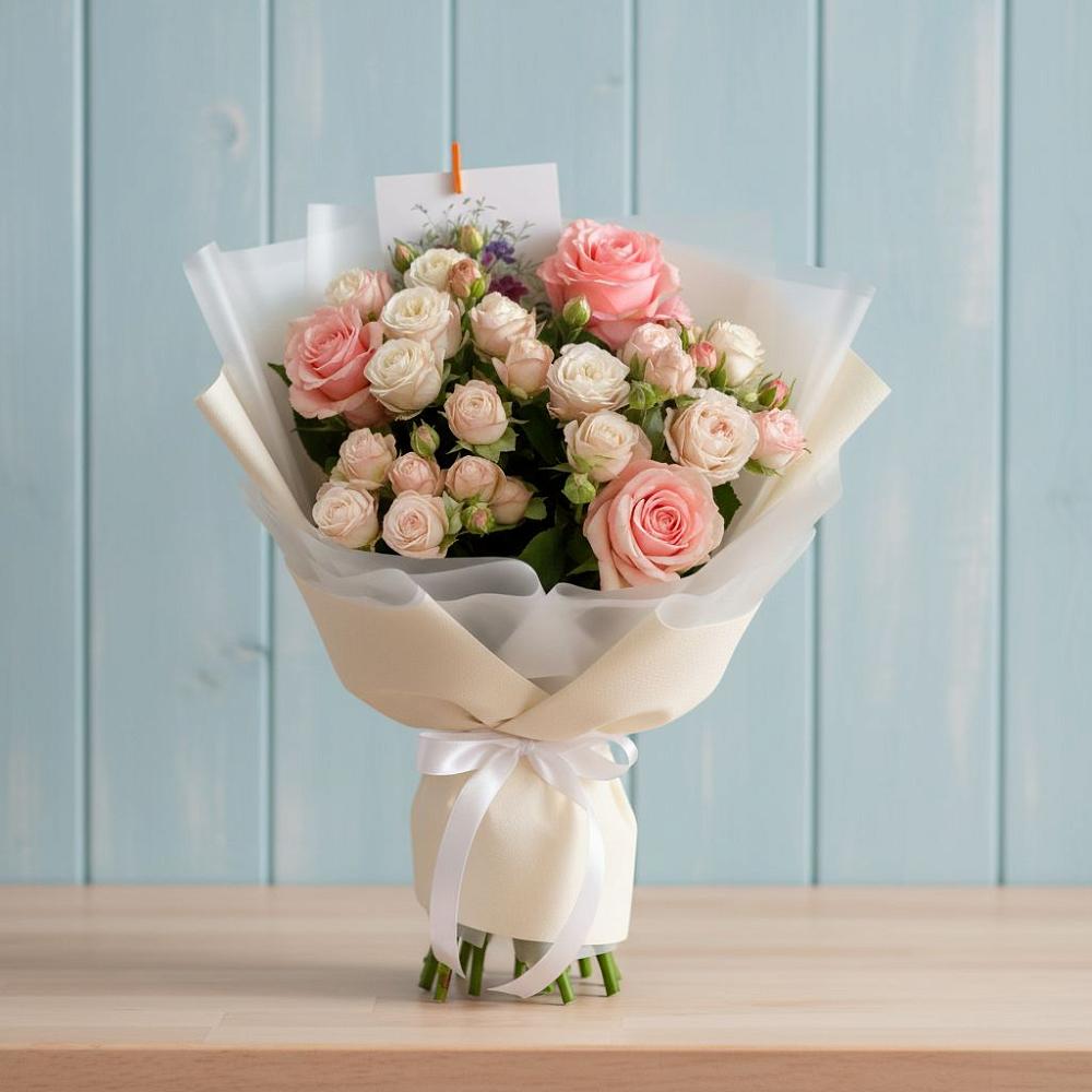 Букет цветов из: Розы в Дружбе