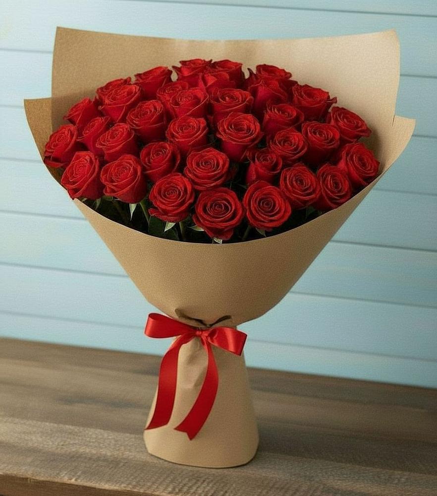 Букет Красные розы Милано в Дружбе
