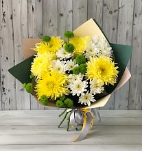 Букет цветов из:  Хризантемы #REPLACE_PRED# Дружбе