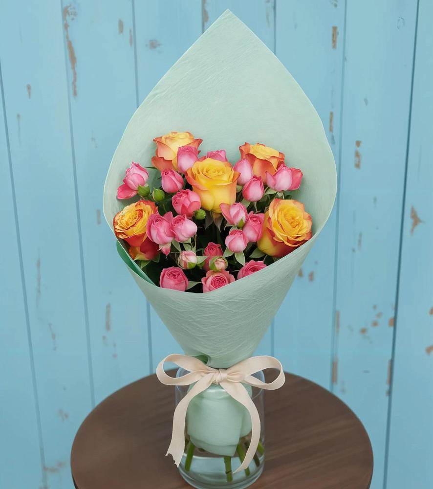 Букет цветов из: Розы в Дружбе