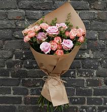 Букет цветов из:  Розы в Дружбе