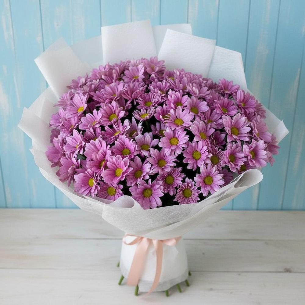 Букет цветов из: Хризантемы в Дружбе