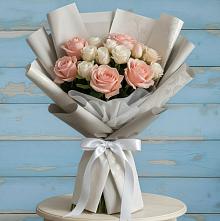 Букет цветов из:  Розы #REPLACE_PRED# Дружбе