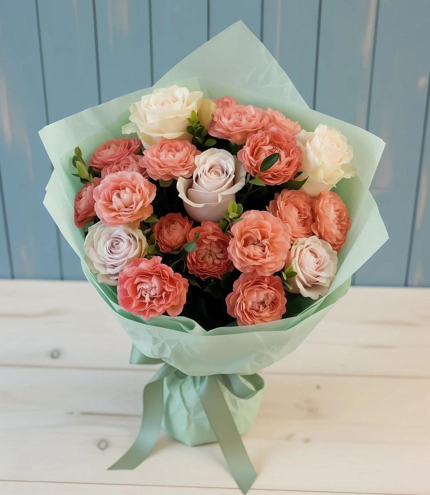 Букет цветов из: Розы в Дружбе