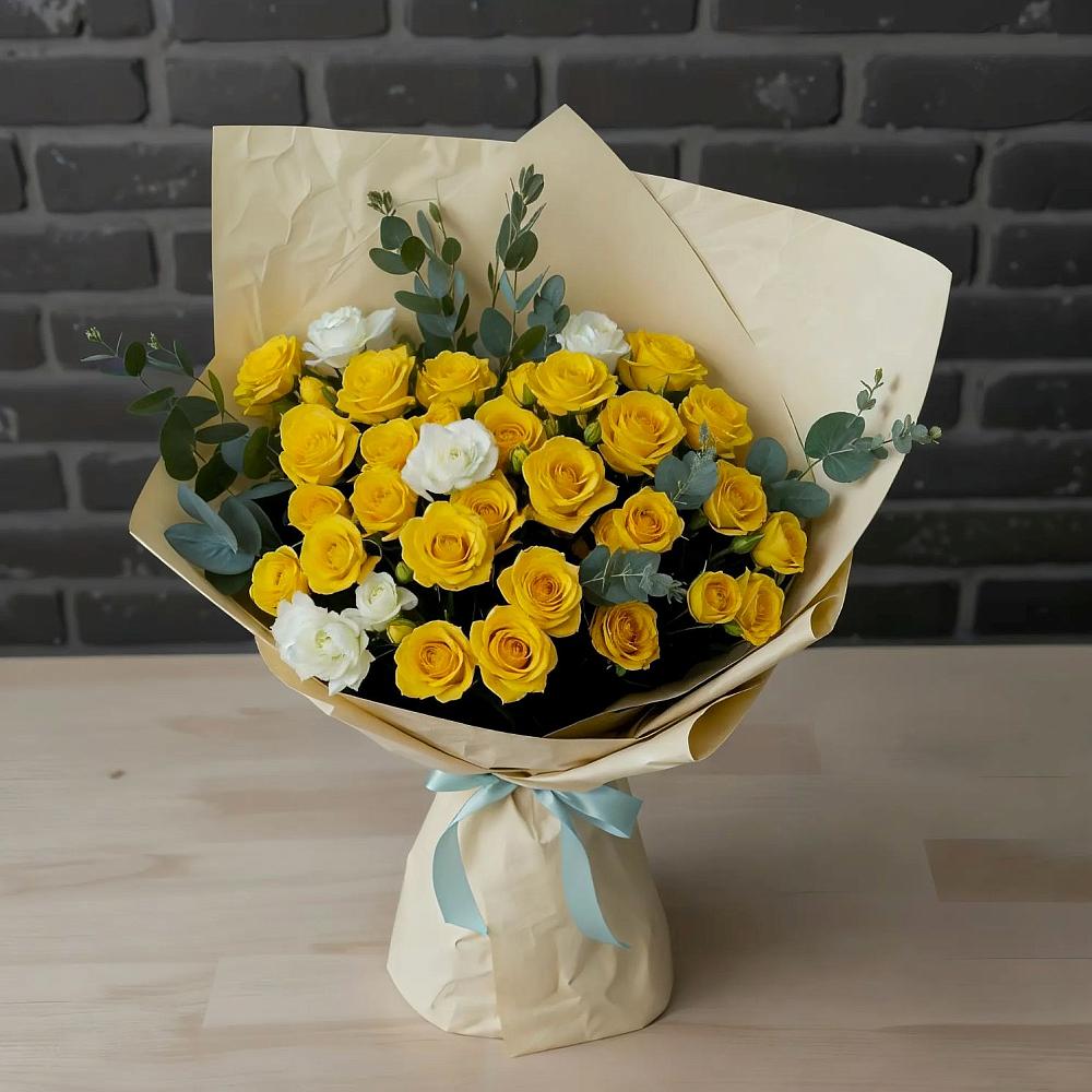 Букет цветов из: Розы в Дружбе