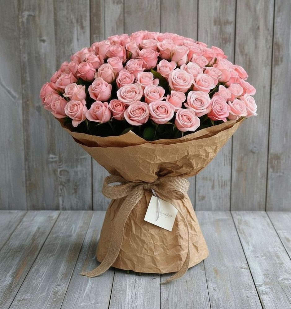 Букет 151 Роза Роуз в Дружбе