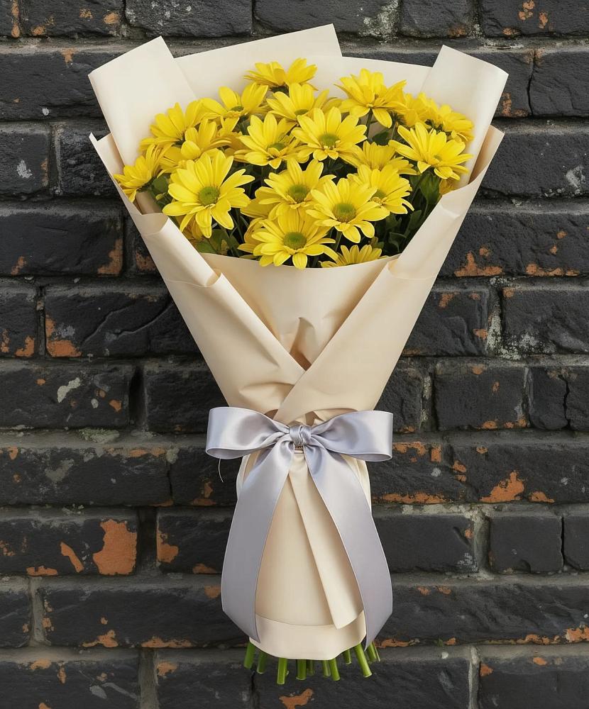 Букет цветов из: Хризантемы в Дружбе