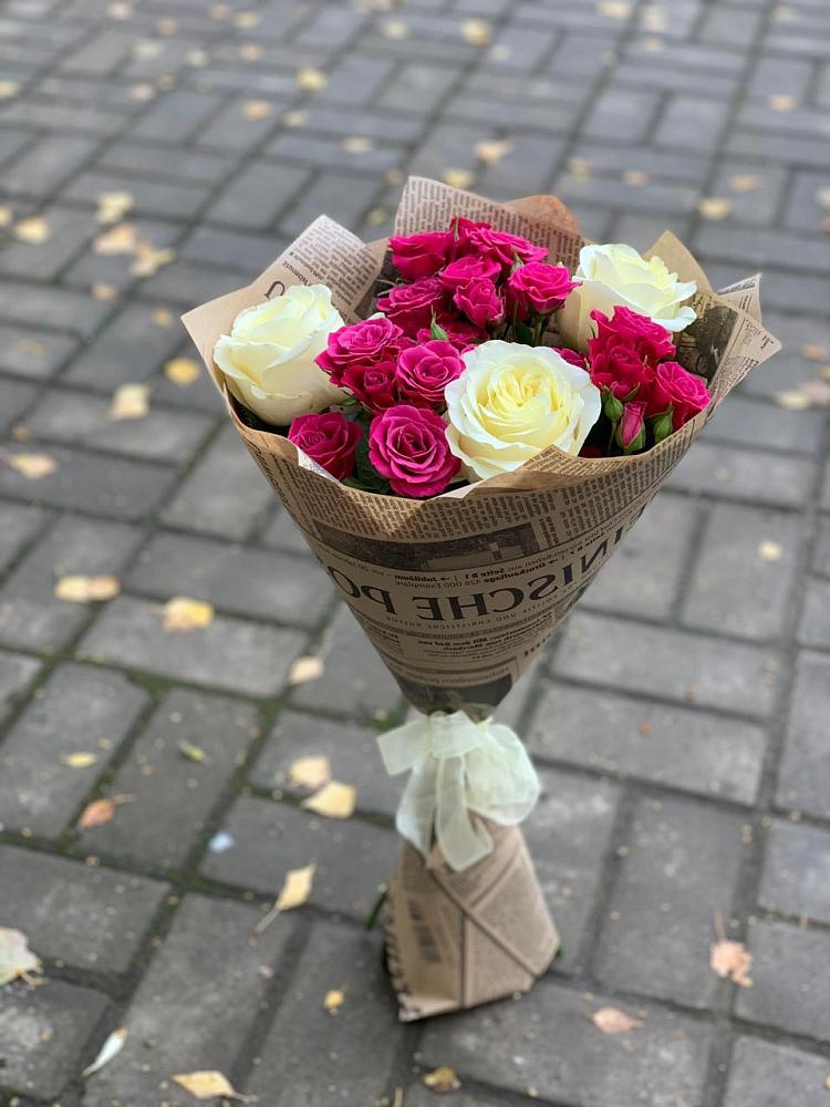 Букет цветов из: Розы в Дружбе