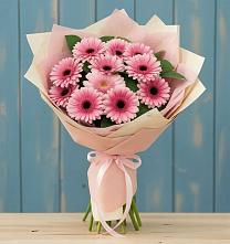 Букет цветов из:  Герберы в Дружбе