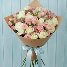 Букет цветов из:  Розы в Дружбе